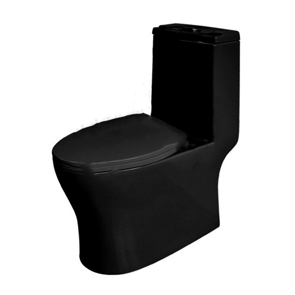 تصویر  توالت فرنگی مروارید مدل آلفا 70 مشکی